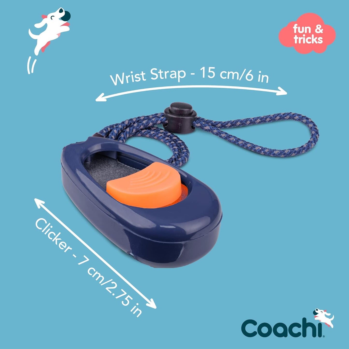 COACHI Tricks Multi-Clicker Navy & Coral