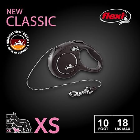 FLEXI Classic Cord Flexi XSmall Black 3M