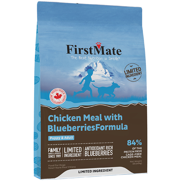FirstMate Dog LID GF Chicken with Blueberries 8/1 lb