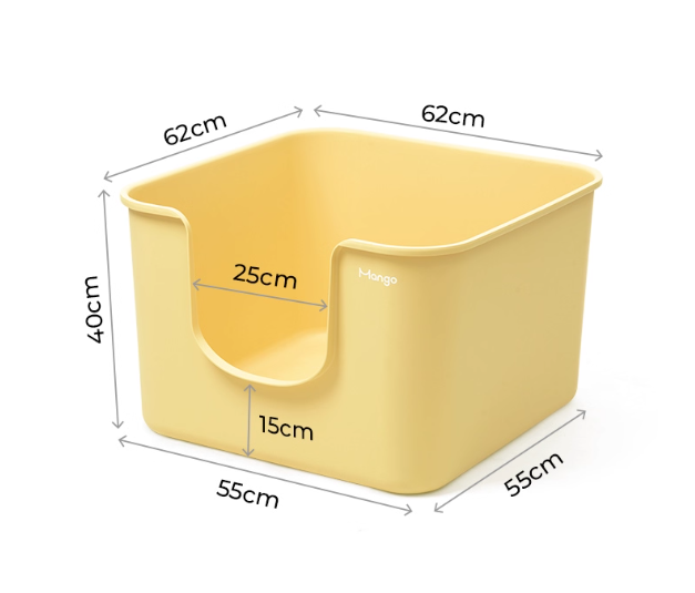 Mango Large Square Litter Box 蛮果蛮大方 litterbox03