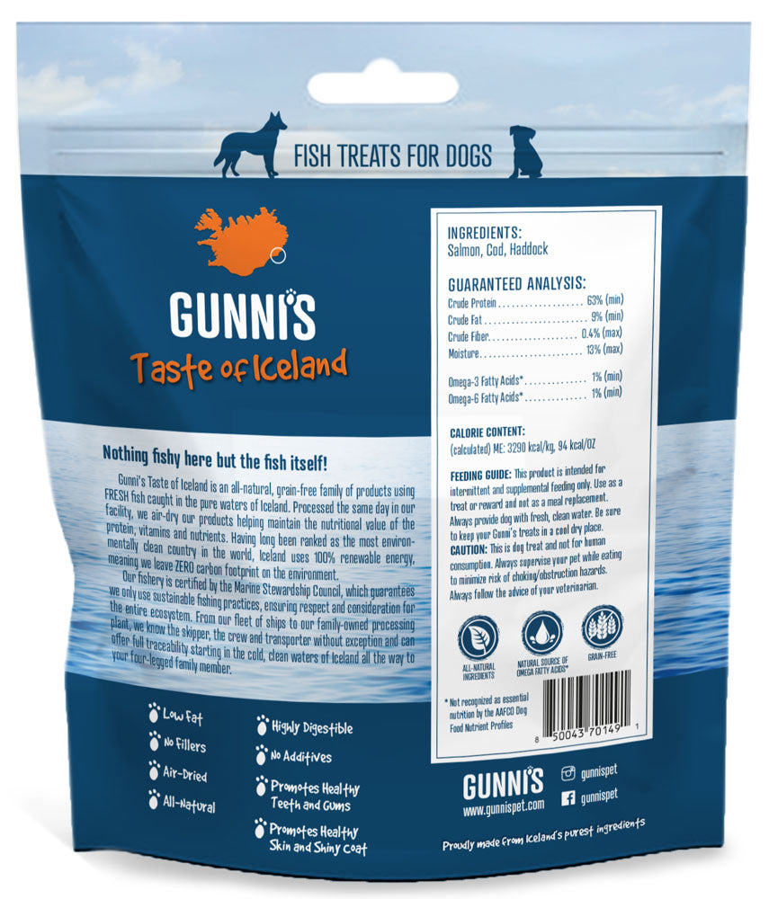 GUNNI'S PET Salmon Wafers 5oz