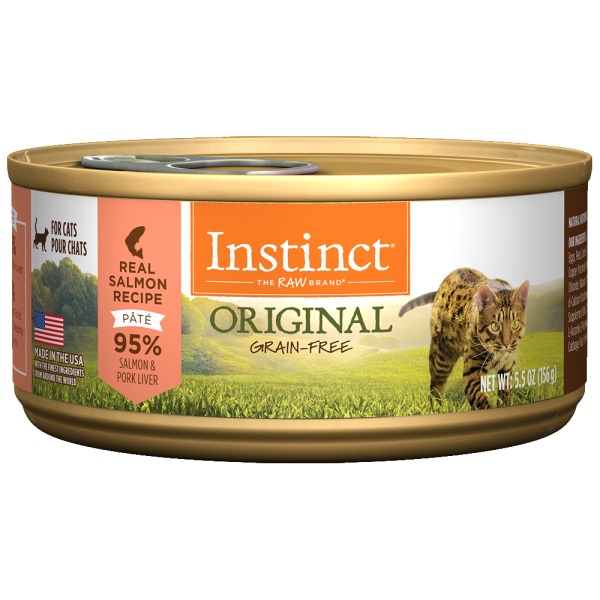 Instinct Cat Original GF WildCaught Salmon 12/5.5 oz Cans