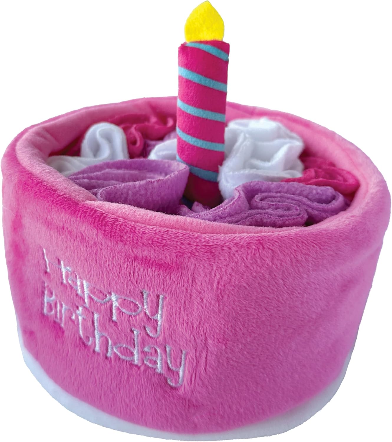 foufouBrands Hide 'n Seek Birthday Cake Snuffle - Pink