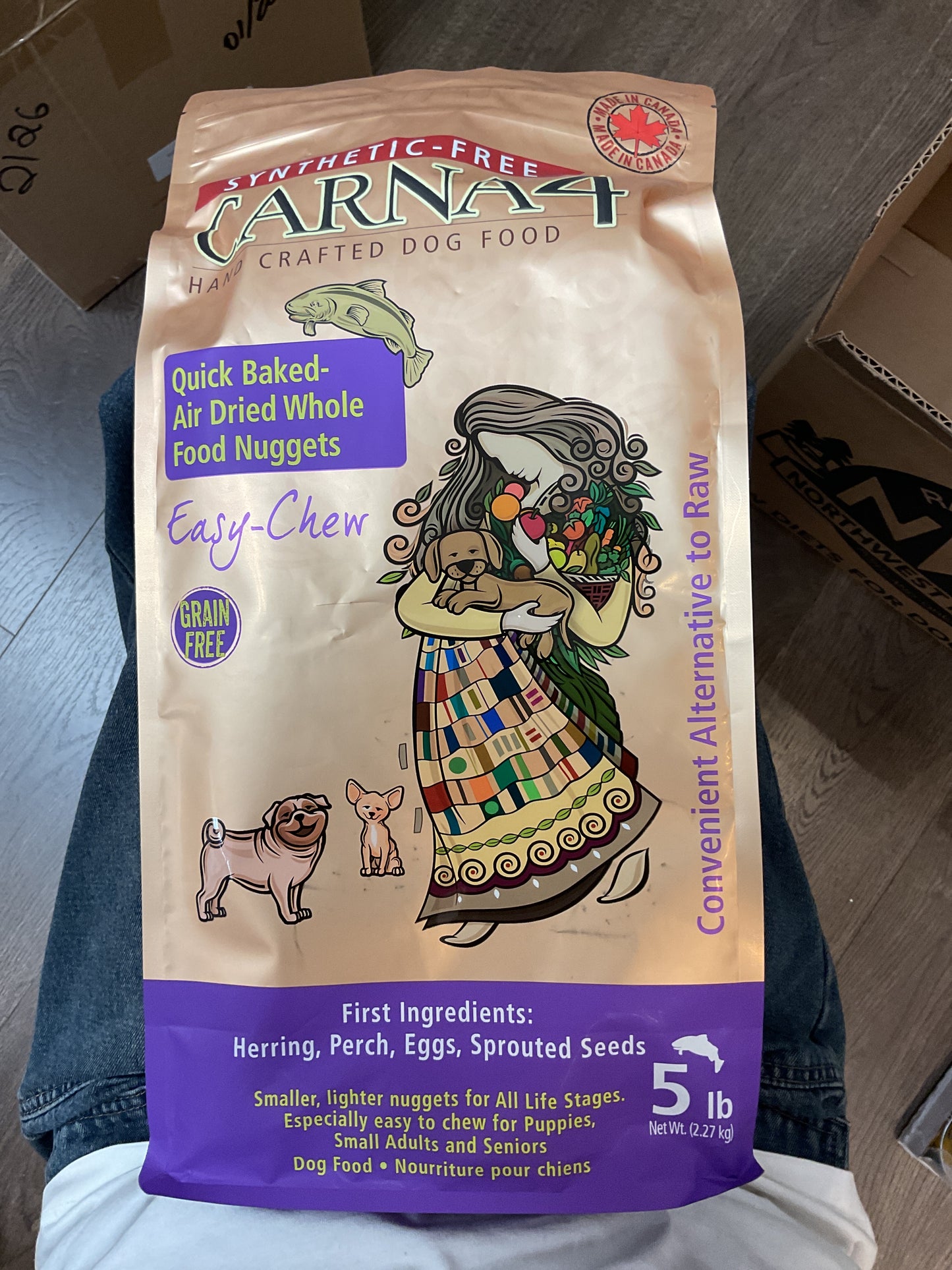 Carna4 easy chew:herring,perch 5lb