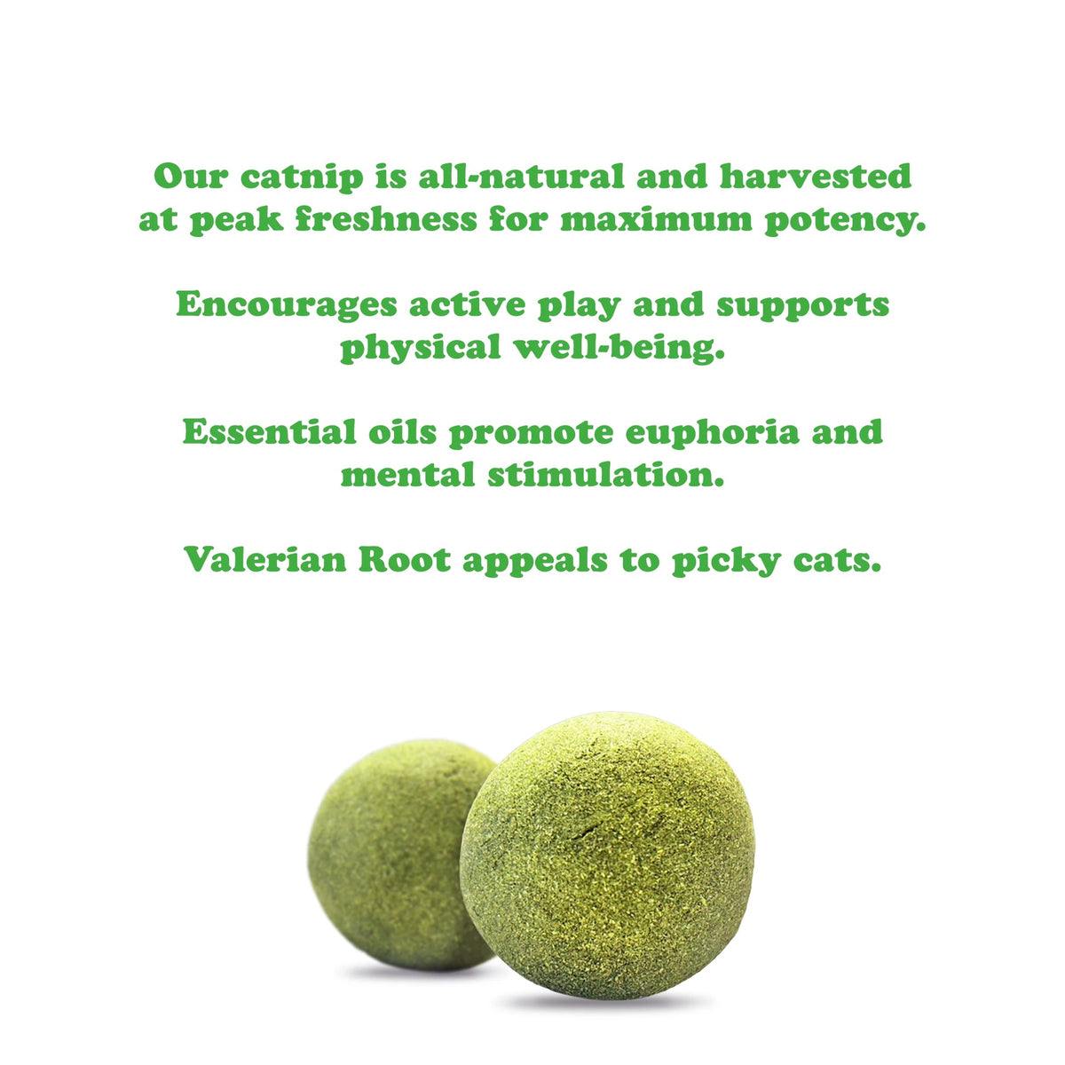 Meowijuana Kalico Kush compressed catnip ball
