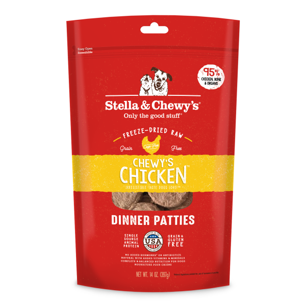 Stella&Chewys Dog FD Chewy's Chicken Patties 14 oz