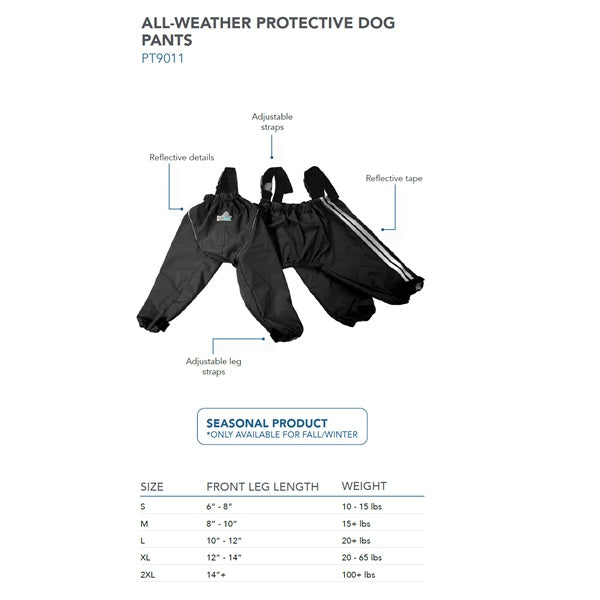Pawtek All-Weather Dog Pants Small