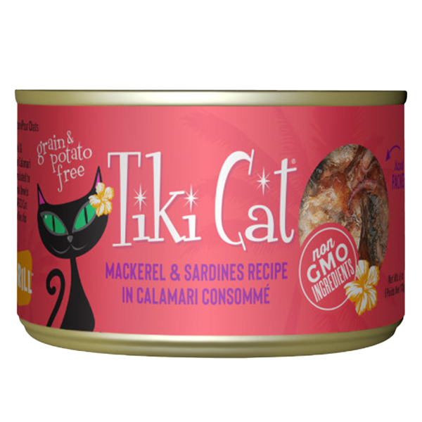 Tiki Cat Hawaiian Grill GF Makaha Mack/Sard/Calamari
