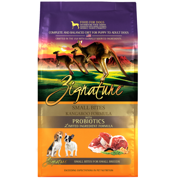 Zignature Dog LID Kangaroo Small Bites 4 lb