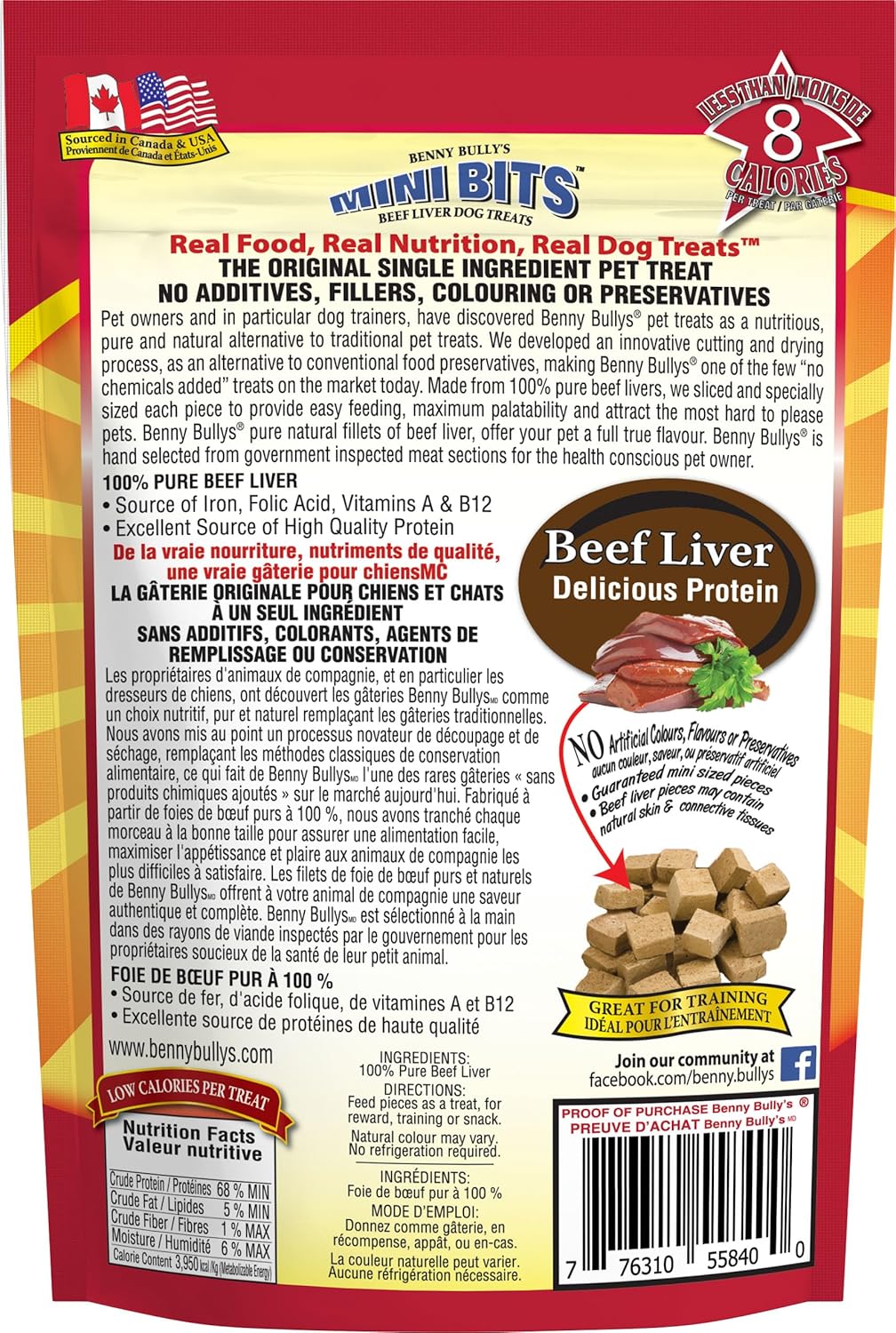 BENNY BULLY'S Liver Mini Bits 50g