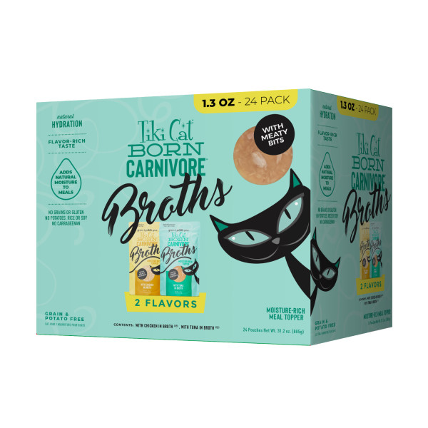Tiki Cat Born Carnivore Broth Variety Pack