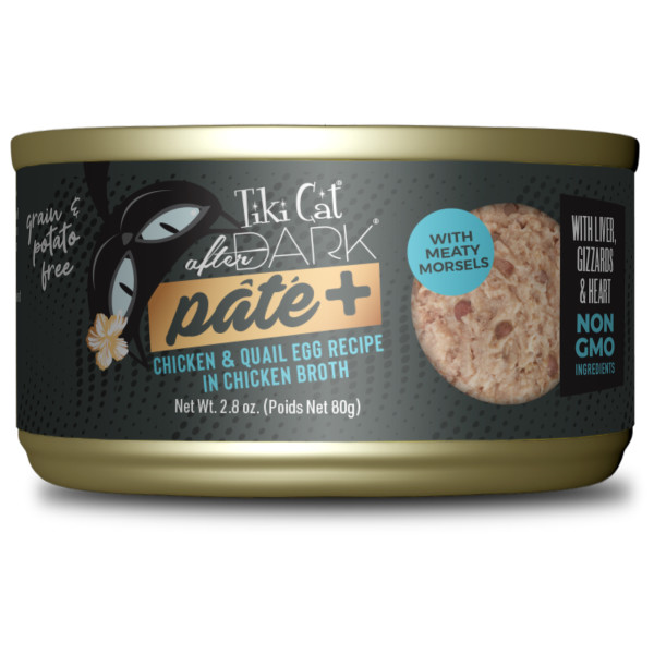 Tiki Cat After Dark Pate+ Chicken & Quail Egg