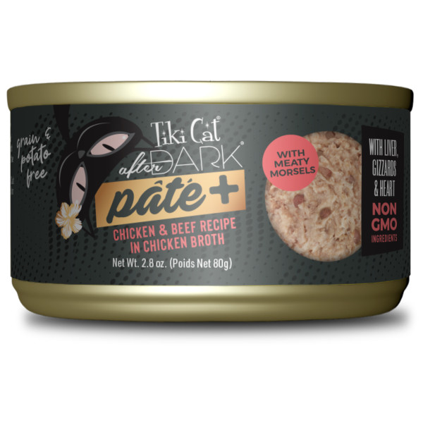 Tiki Cat After Dark Pate+ Chicken & Beef