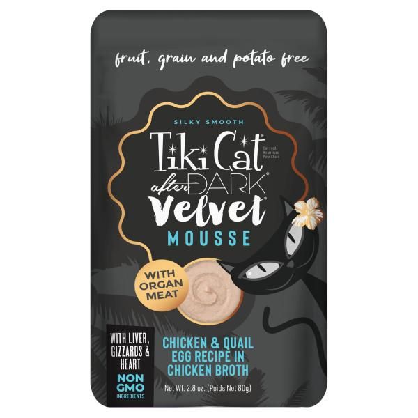 Tiki Cat After Dark Velvet Mousse Chicken & Quail Egg
