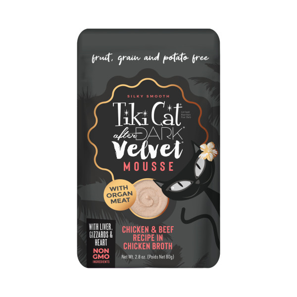 Tiki Cat After Dark Velvet Mousse Chicken & Beef