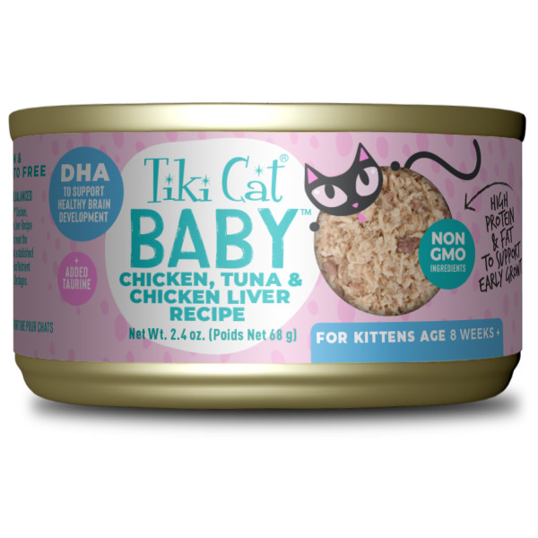 Tiki Cat Baby Chicken Tuna & Chicken Liver