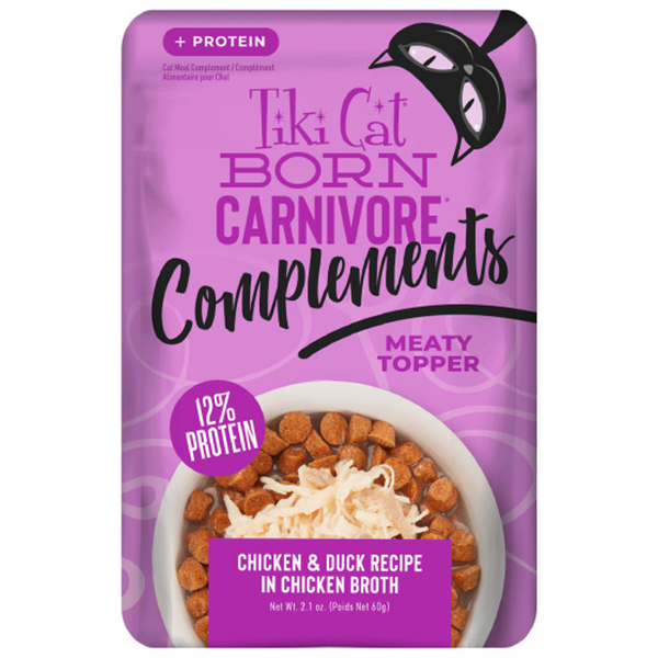 Tiki Cat Born Carnivore Complements Chkn&Duck