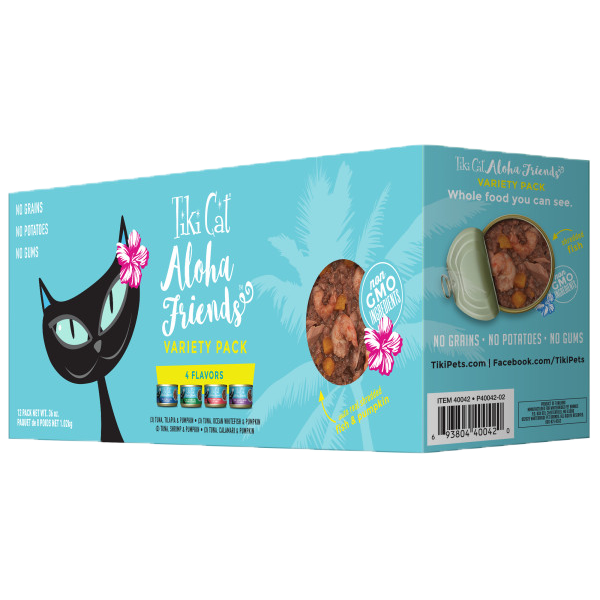 Tiki Cat Aloha Friends GF Variety Pack