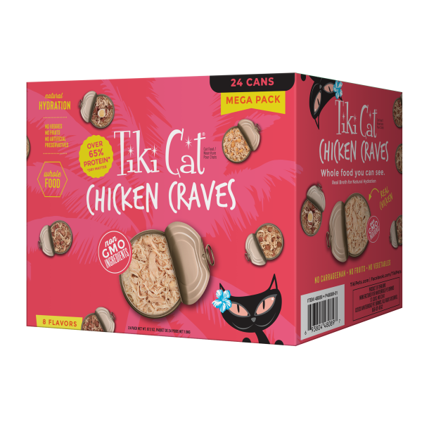 Tiki Cat Chicken Craves Mega Pack 8-Flavor BX