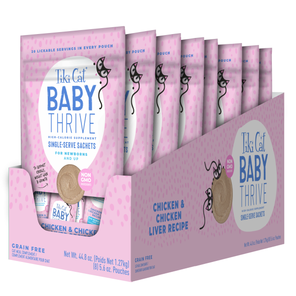Tiki Cat Baby Thrive Chkn & Chkn Liver Sachets