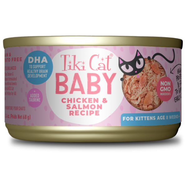 Tiki Cat Baby Chicken & Salmon Recipe