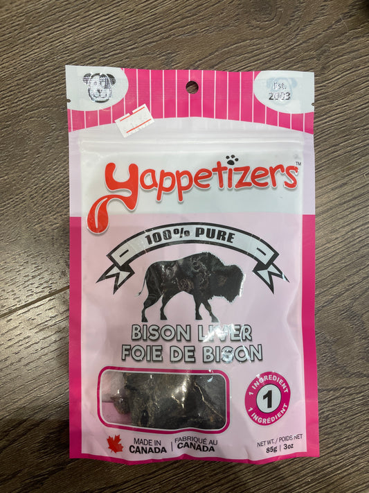 Yappetizer Air Dried Bison Liver 85g