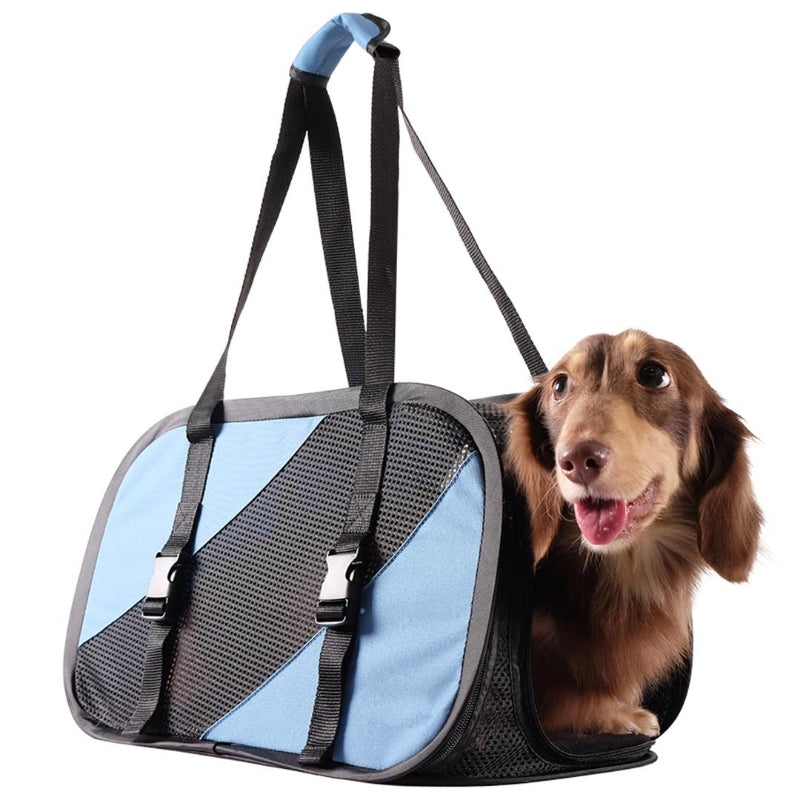 Ibiyaya Flying Pal Foldable Travel Carrier (Black/blue) FC1702-Su