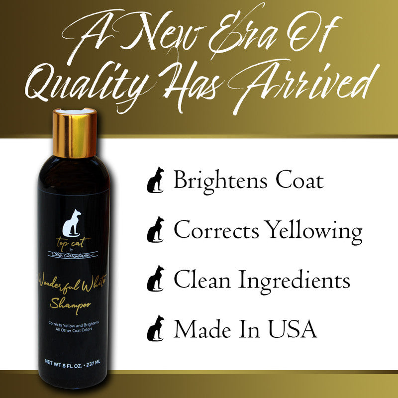 Chris Christensen Top Cat Wonderful White Shampoo 237ML