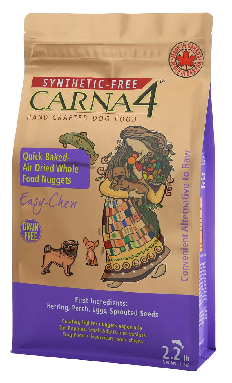CARNA4 Dog Easy Chew GF Fish Dry Dog Food
