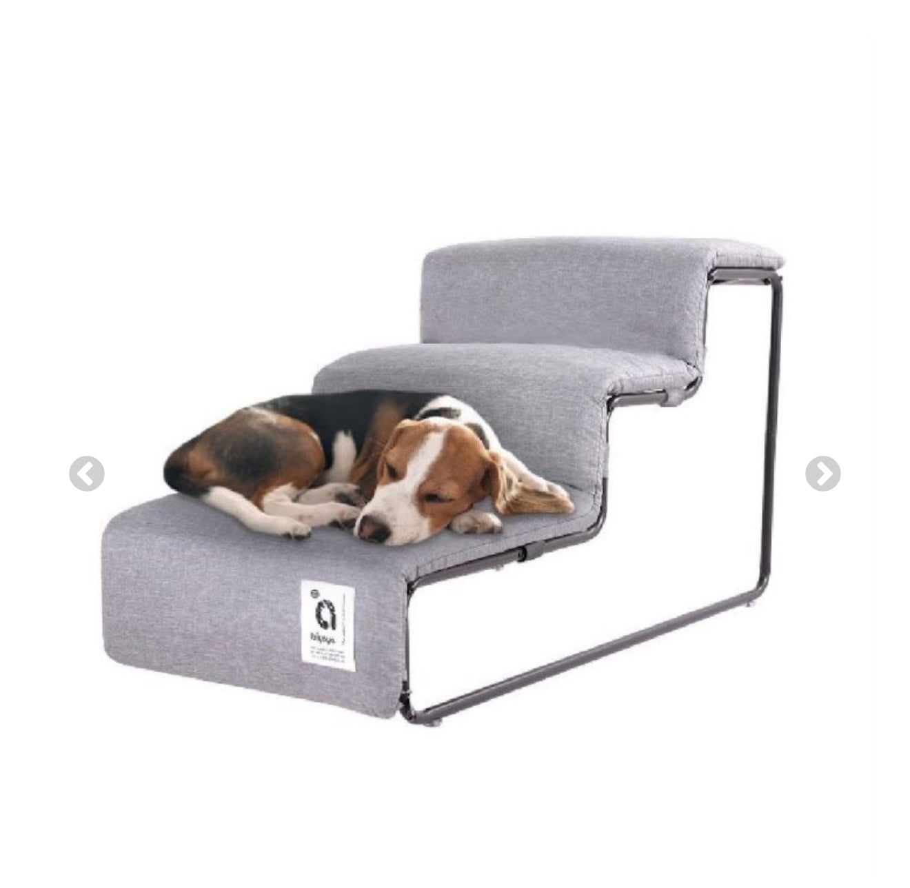 ibiyaya Everest Dog Stairs for Bed & Couch, Large Collapsible Pet Steps Best for Small to Medium ff2021