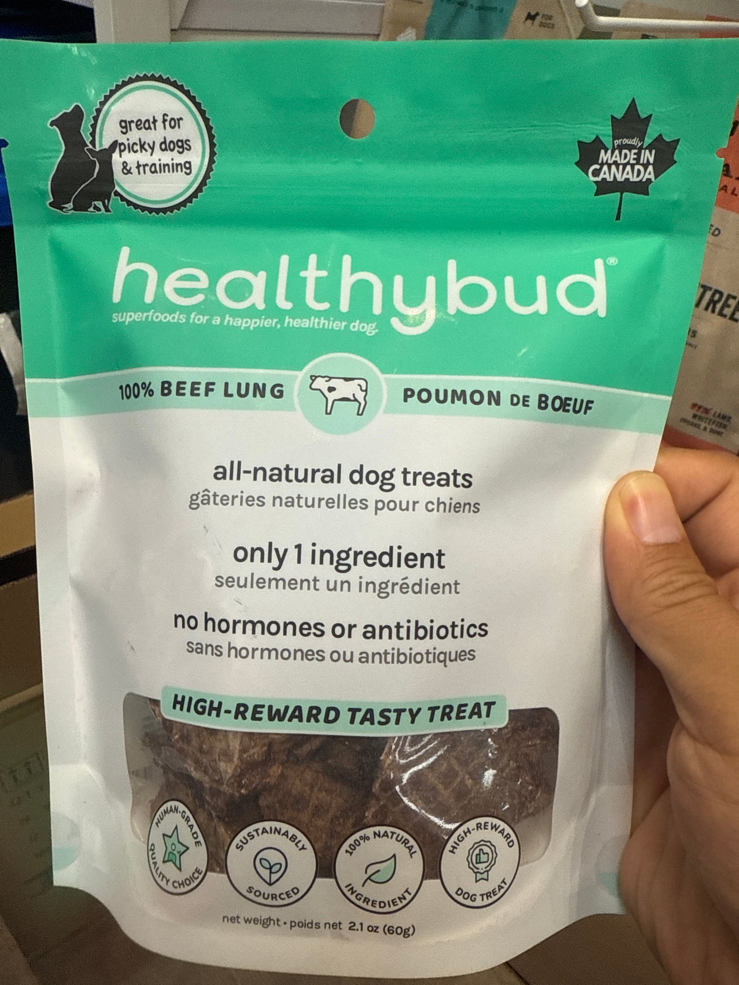 healthybud Beef Lung Wafers-2.1oz