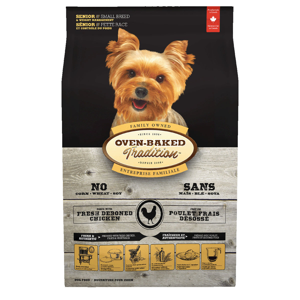 Oven-Baked Tradition Senior Small Breed Dry Dog Food – 5 lb