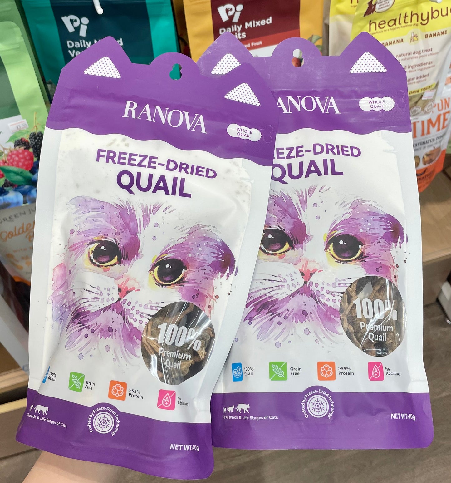 Ranova freeze-dried quail 40g
