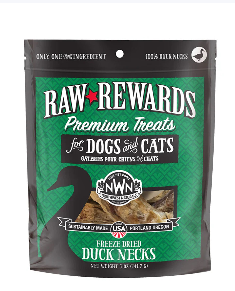 NORTHWEST NATURALS Freeze Dried Duck Necks Freeze Dried Treat