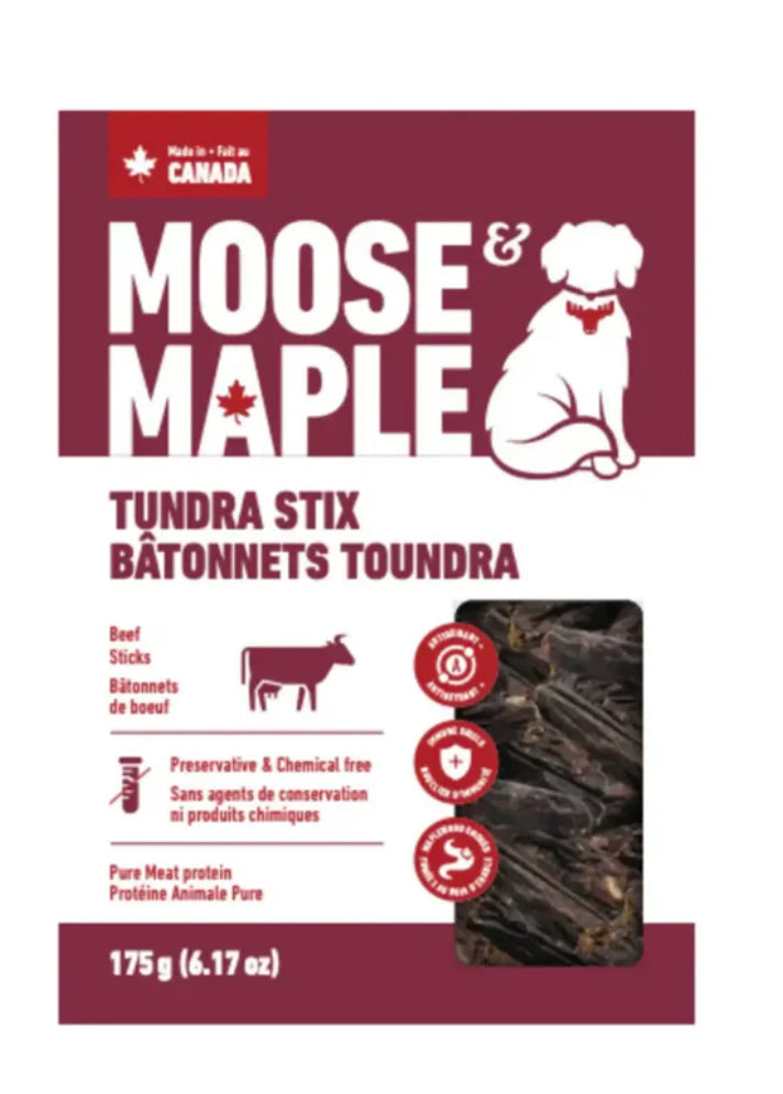 Moose Maple tundra stix beef 175g