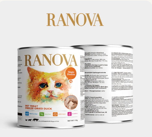 Ranova freeze-dried duck 115g