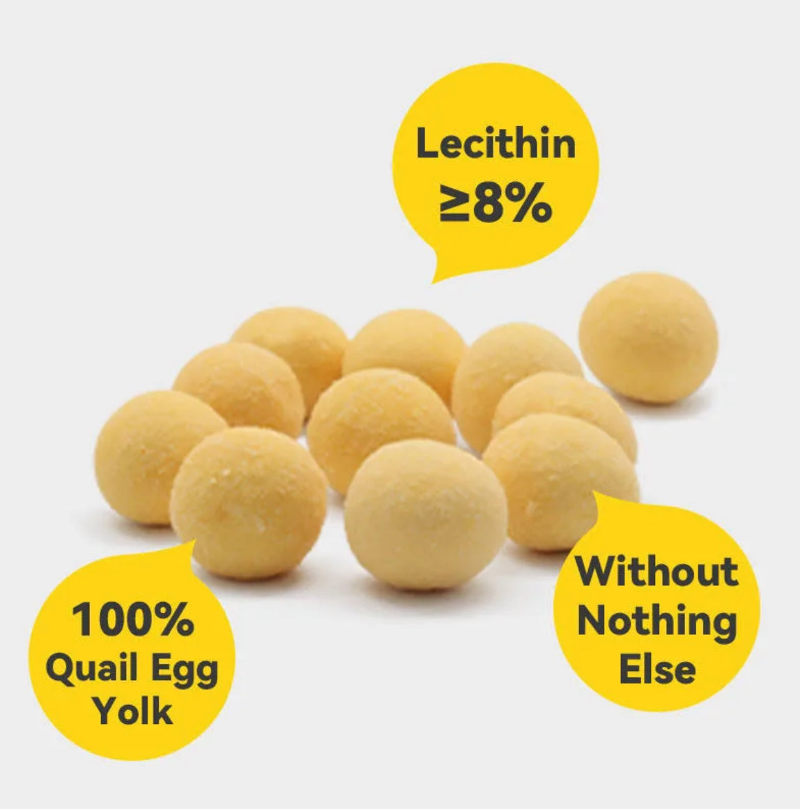 Ranova freeze dried quail egg yolks 80g