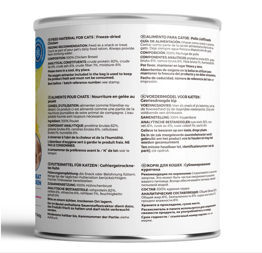 Ranova freeze-dried chicken for cats 140g