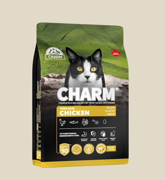 Charm Free-Run Chicken cat