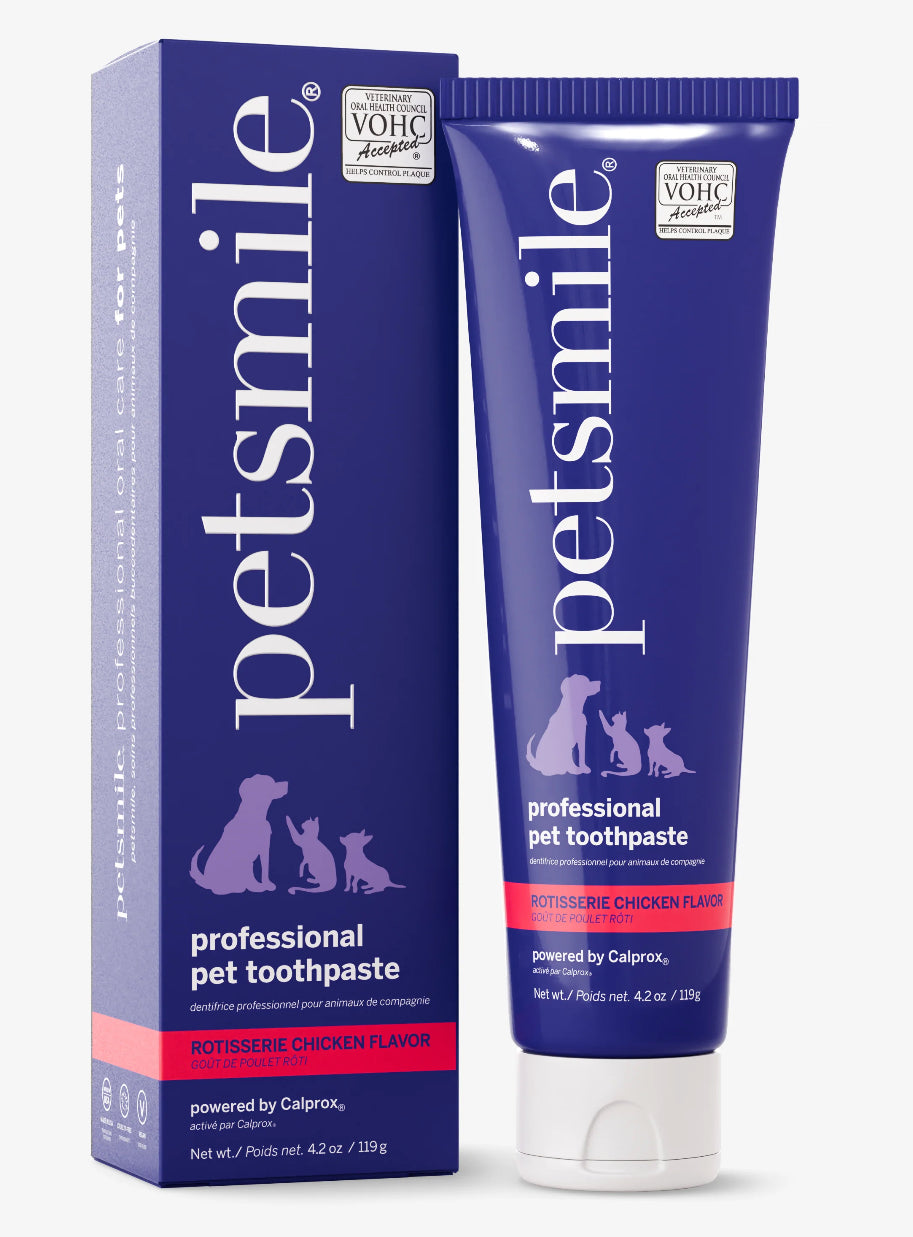 Petsmile professional pet toothpaste rotisserie chicken