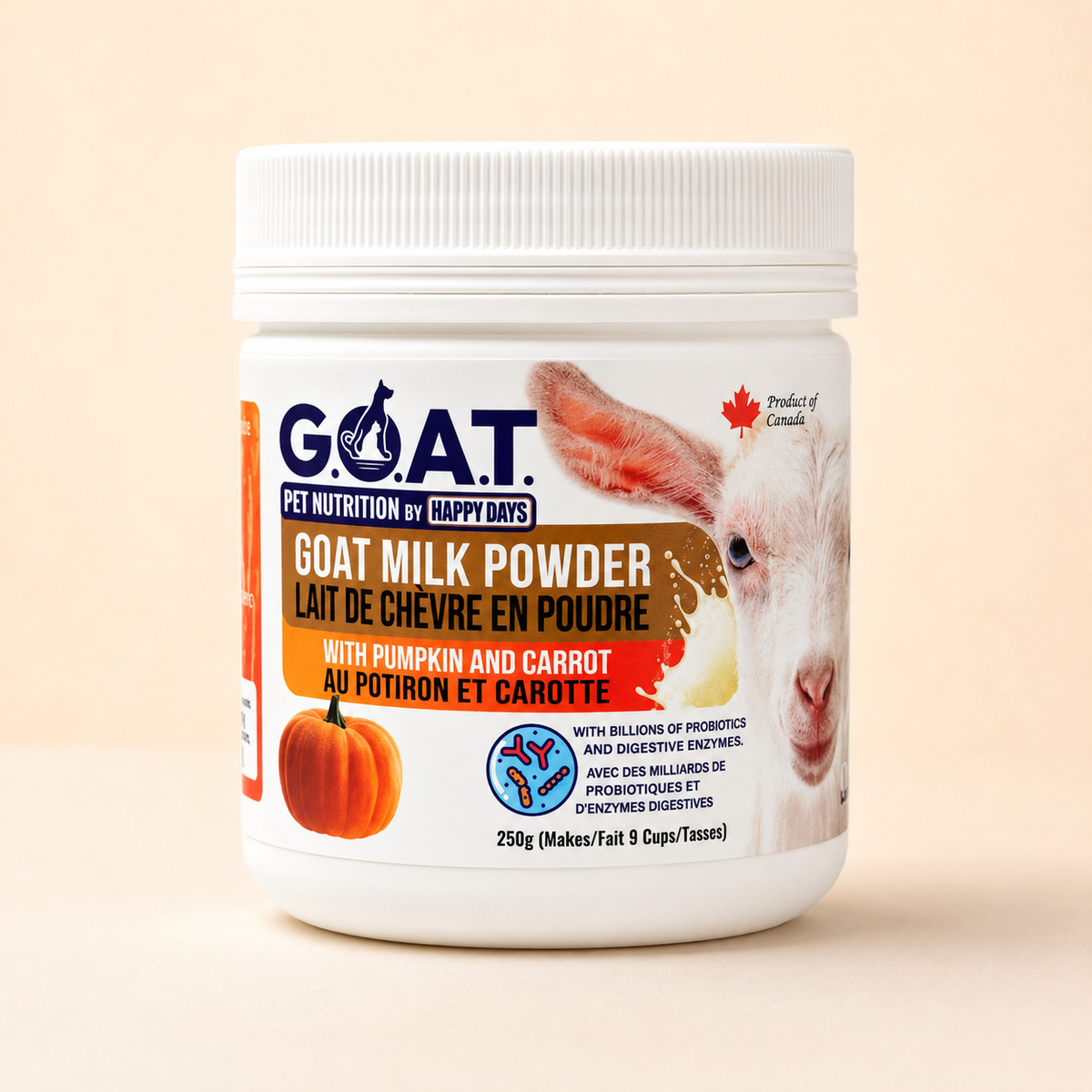 Happy Days Goat Milk Powder with Pumpkin & Carrots – 250 g