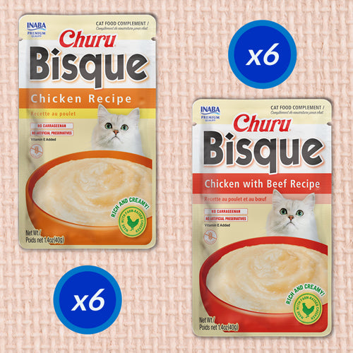 Inaba Churu Bisque Variety Pack
