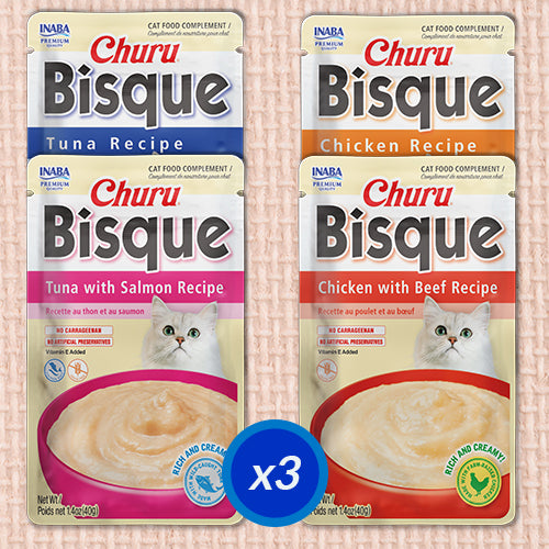 Inaba Churu Bisque Variety Pack