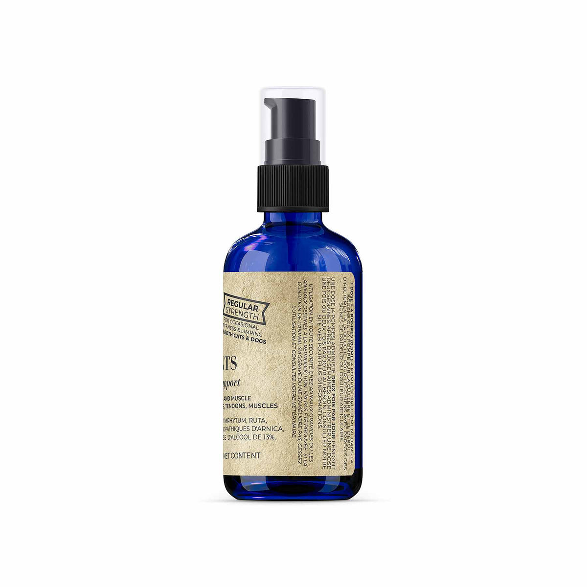Adored Beast Jump for JOYnts Regular Strength bottle side label