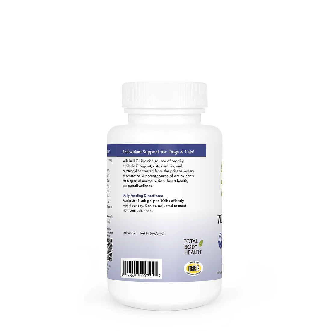 Wholistic Pet Organics Krill Oil Capsules - 60 count