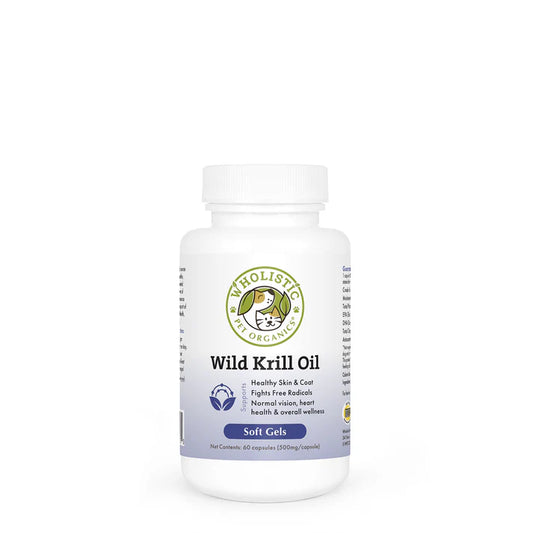 Wholistic Pet Organics Krill Oil Capsules - 60 count