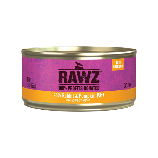 RAWZ 96% Rabbit & Pumpkin Pate 24/155g