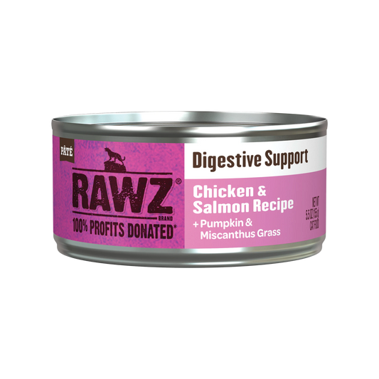 RAWZ Digestive Support Chicken & Salmon 24/5.5oz