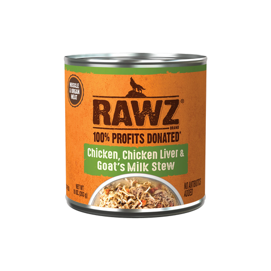 RAWZ Chicken, Chicken Liver & Goat's Milk Stew 12/10oz