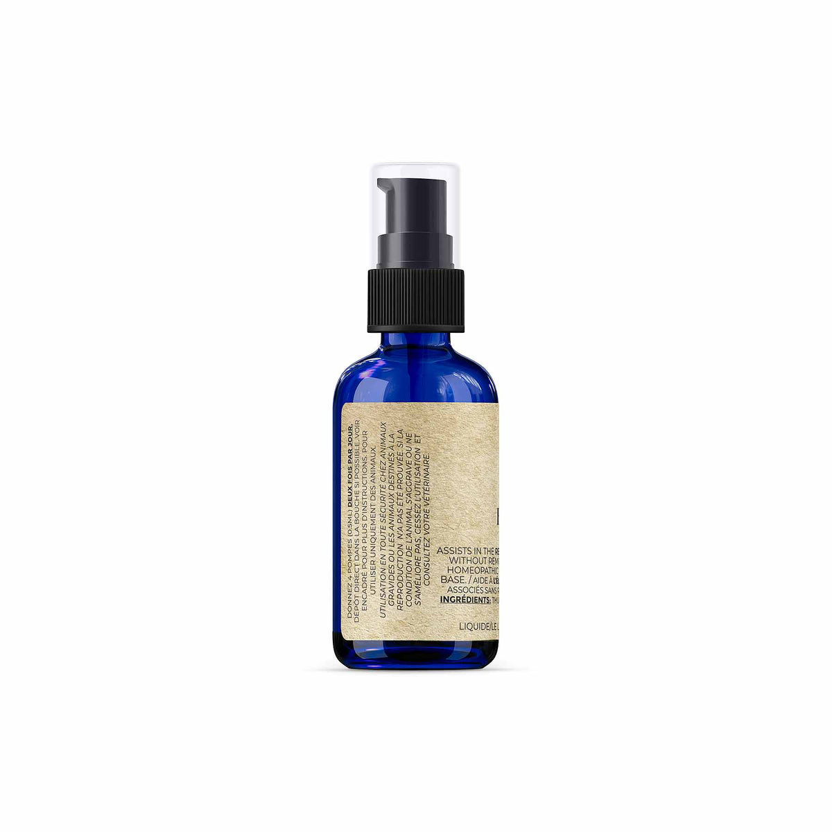 Adored Beast Rebalancer bottle side label